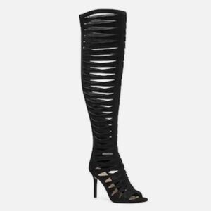Vince Camuto thigh high boots. Style VC-CHAENDRA BLACK HIGH SUEDE. size 6.